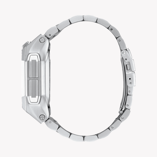 Nixon Men's Silver Stainless Steel Watch | A1268-000