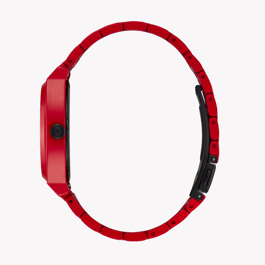 Nixon Unisex Red Stainless Steel Watch | A1356-191
