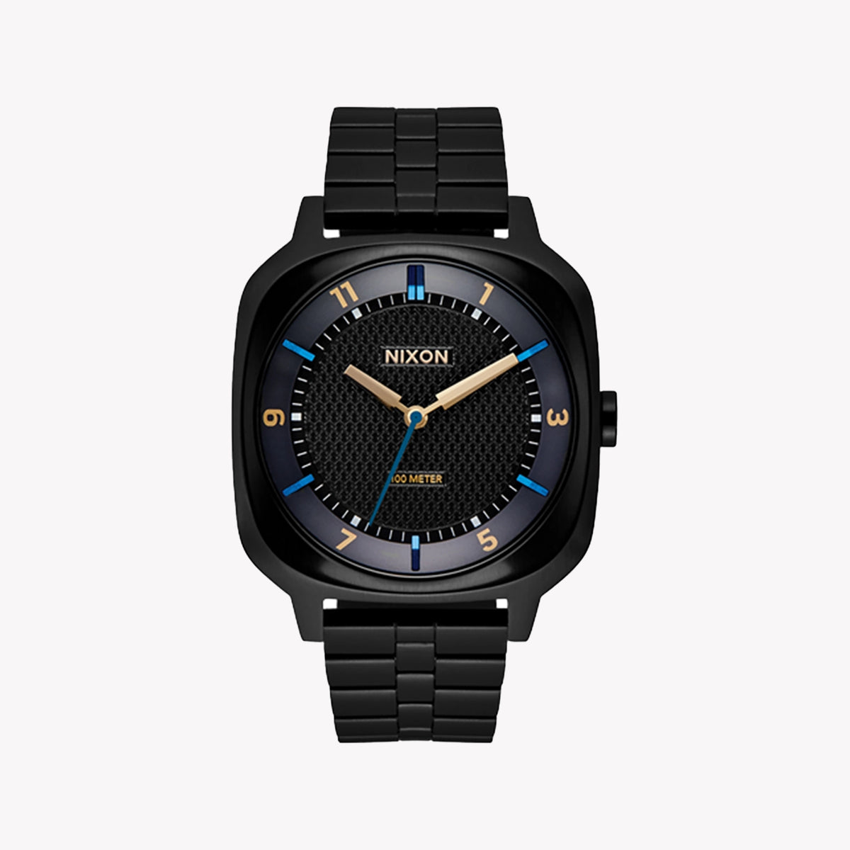 NIXON Men's Black Stainless Steel Watch A1444-5346 | Stylish Timepiece