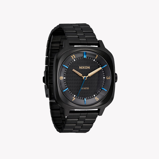 NIXON Men's Black Stainless Steel Watch A1444-5346 | Stylish Timepiece