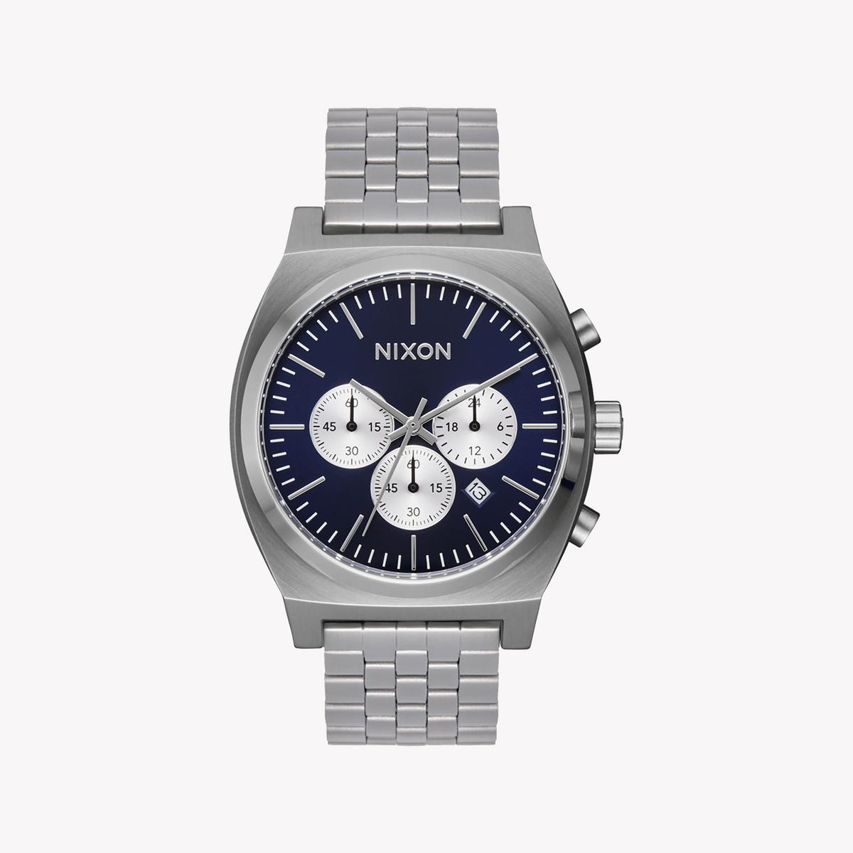 Nixon Unisex's Silver, Blue Stainless Watch | A972-5327