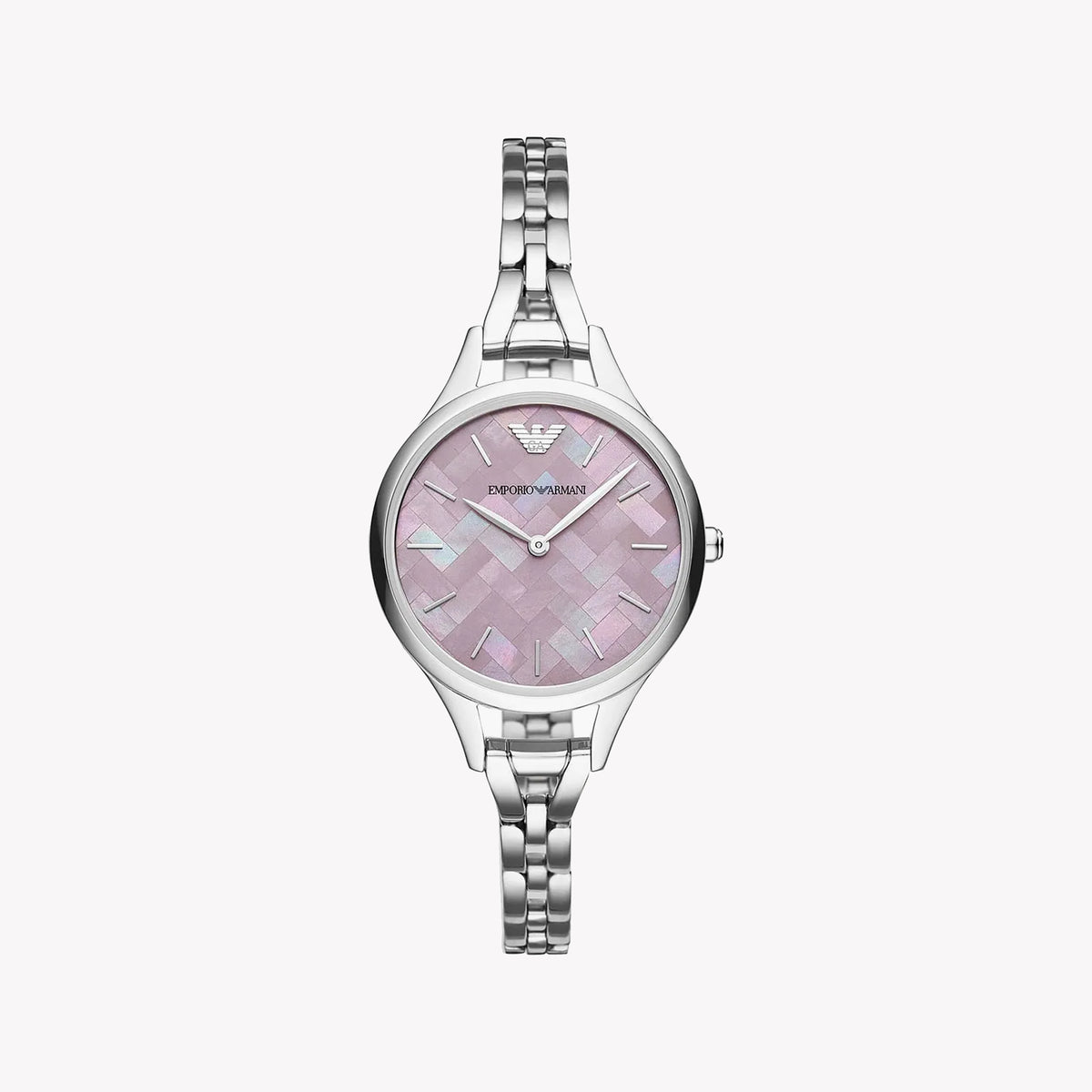 Emporio Armani AR11122 - Chic Silver & Pink Women's Watch-i-Watch