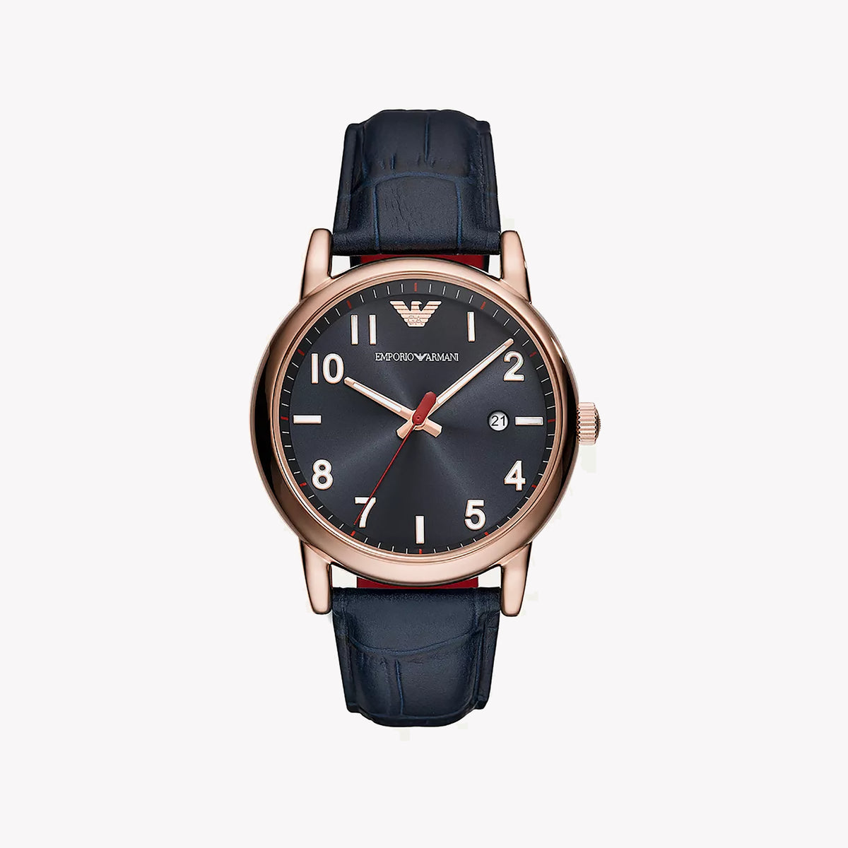 Emporio Armani Men's Rose Gold/Blue Watch | Ar11135