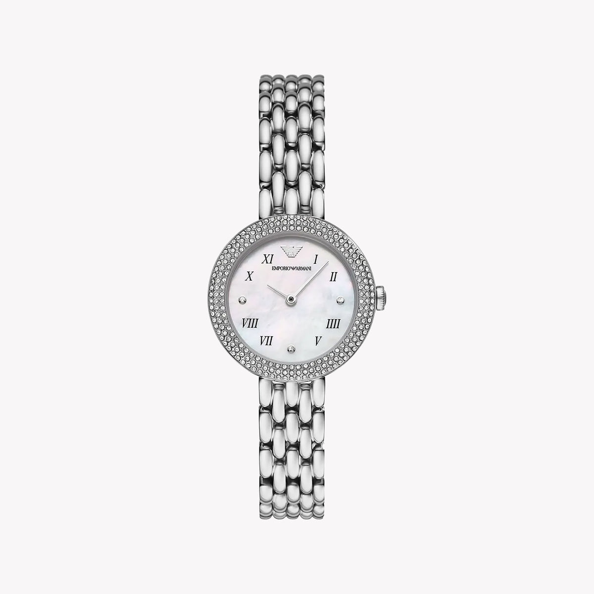 Emporio Armani AR11354 Silver Elegance - Chic Women's Watch-i-Watch