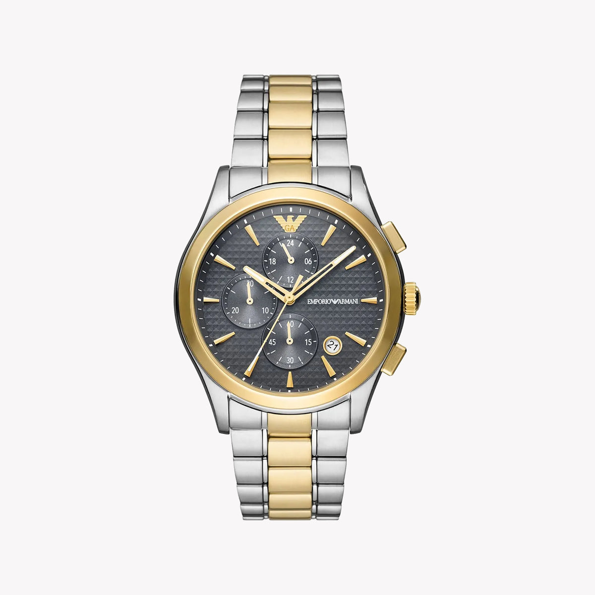 EMPORIO ARMANI AR11527 - Contemporary Silver & Gold Watch-i-Watch