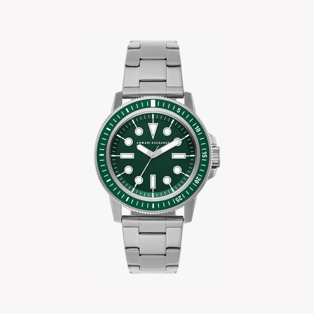 A|X Men's Stainless Steel, Green Dial | Ax1860