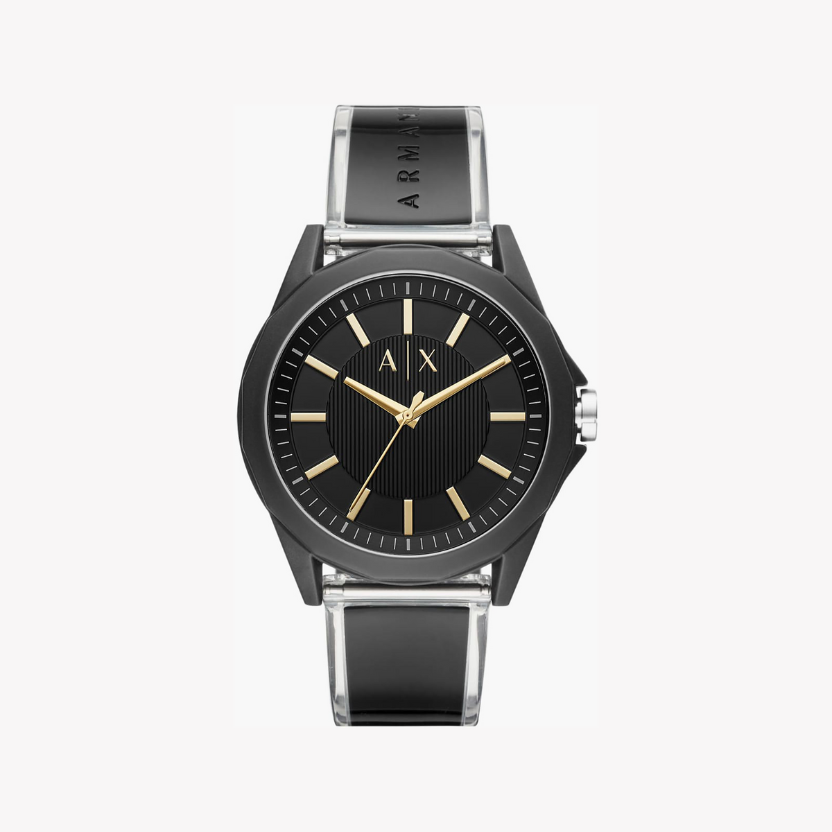 Ax Armani Exchange Men's Black/Silver Watch | Ax2640