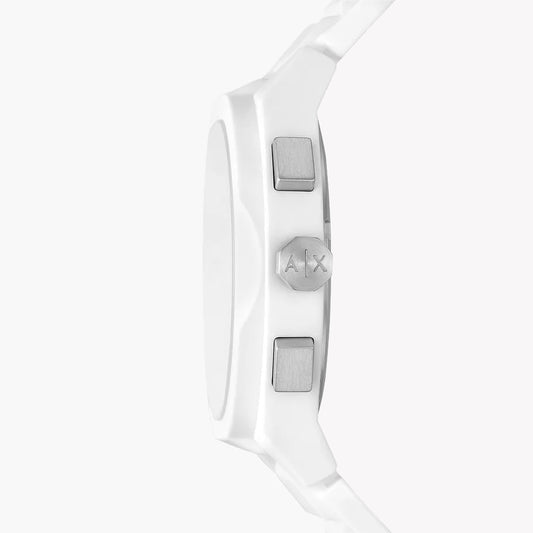 A|X Armani Exchange Men's White Nylon Watch | Ax4160
