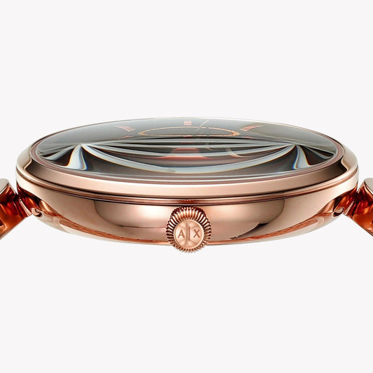 A|X Armani Women's Rose Gold Watch | Ax5384