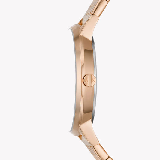 A|X Armani Women's Rose Gold Stainless Watch | Ax5589
