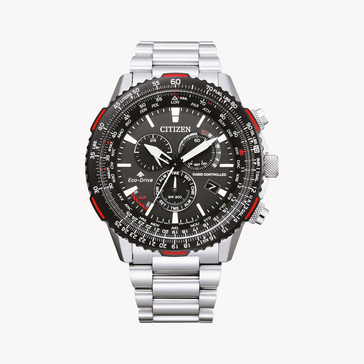 CITIZEN CB5001-57E - MEN'S ELEGANT ECO-DRIVE CHRONOGRAPH WITH MODERN STAINLESS STEEL DESIGN