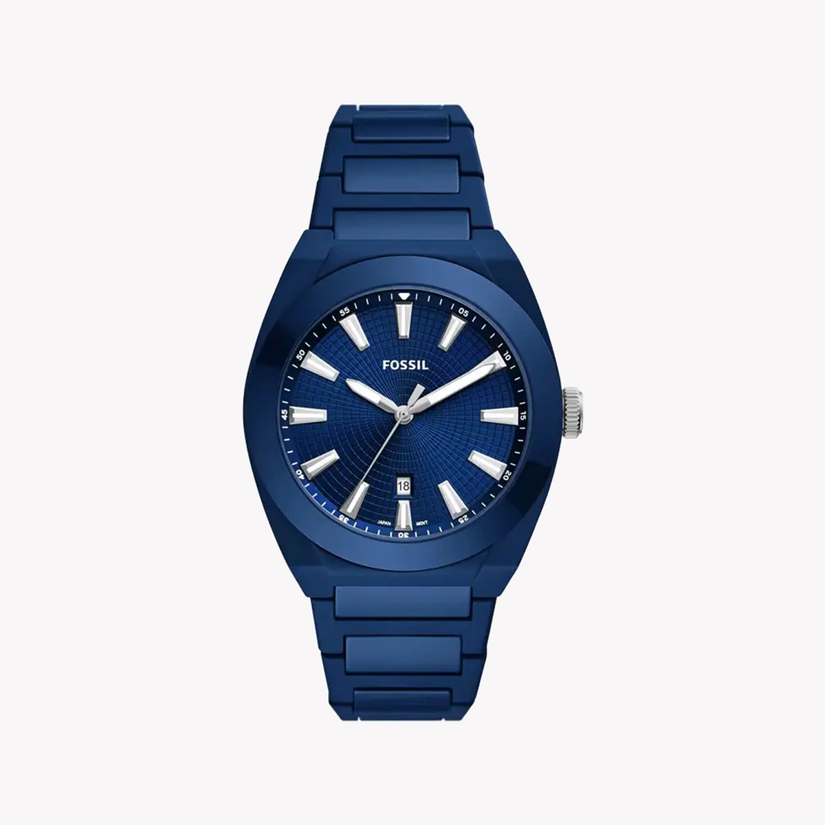 Fossil Men's Dark Blue Ceramic Watch | Ce5029
