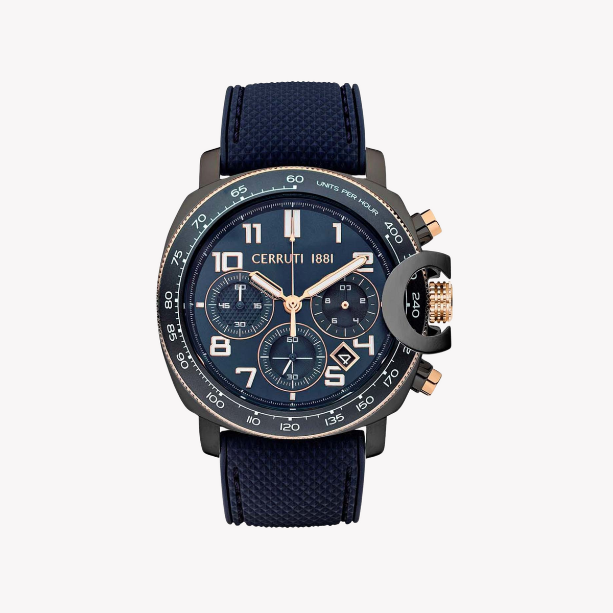 Cerruti 1881 Men's Dark Blue Rubber Watch | Ciwgo2206801