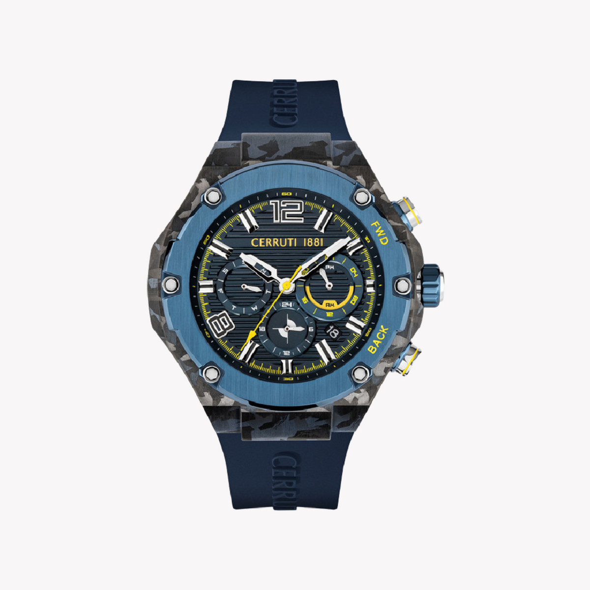 Cerruti 1881 Men's Multicolor Rubber Watch | Ciwgq2113802