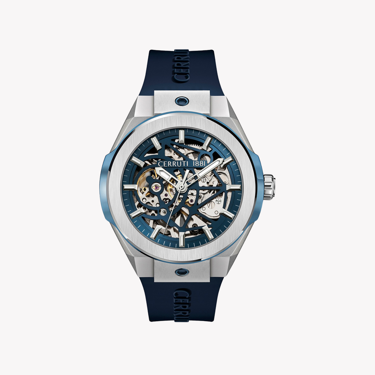 Cerruti 1881 Men's Stainless Steel & Rubber Watch | Ciwgr2008103