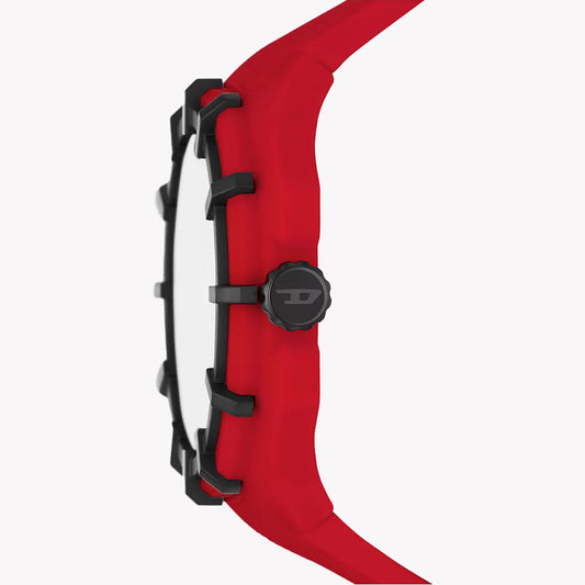 Diesel Men's Red Nylon & Silicone Watch | Dz1989