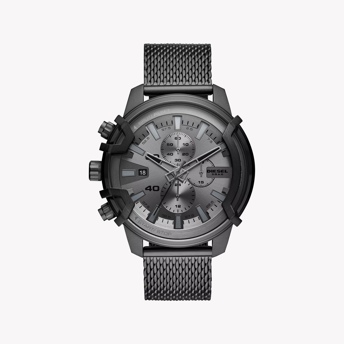 Diesel Men's Grey Stainless Steel Watch | Dz4536