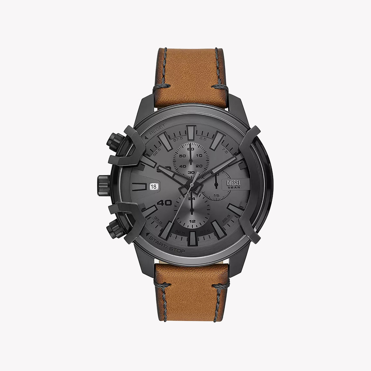 Diesel Men's Stainless Steel/Leather Watch | Dz4569