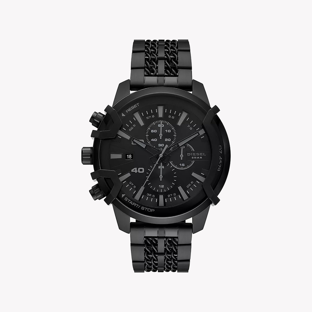Diesel Men's Black Stainless Steel Watch | Dz4579