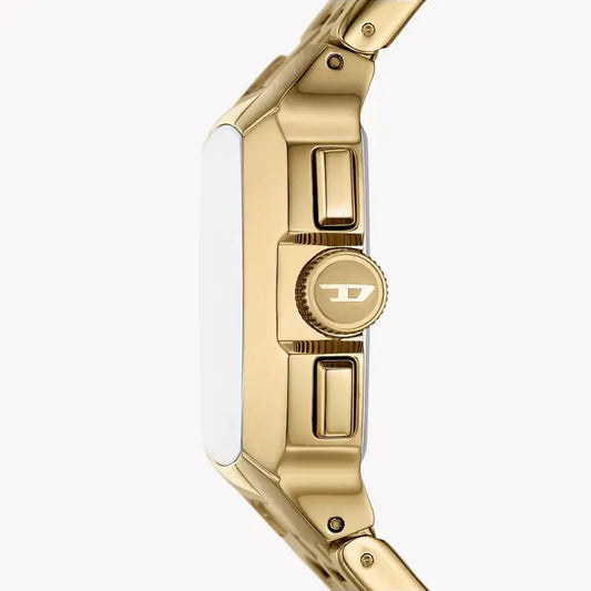 Diesel Men's Gold Stainless Steel Watch, Gold Dial | Dz4639