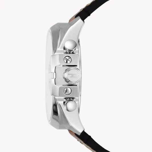 Diesel Men's Silver Watch, Blue Dial | Dz4657