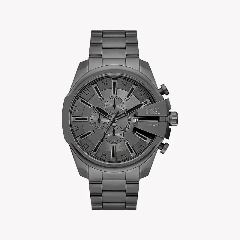 Diesel Men's Grey Stainless Steel Watch, Grey Dial | Dz4676