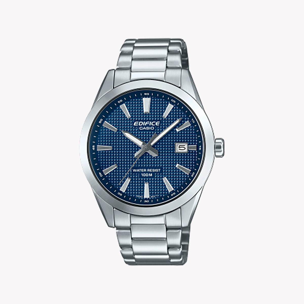 CASIO EDIFICE Men's Stainless Steel Blue Dial Watch | EFV-160D-2AVEF