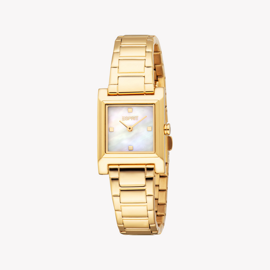 Esprit Women's Gold Stainless Steel Watch | Es1l474m0025
