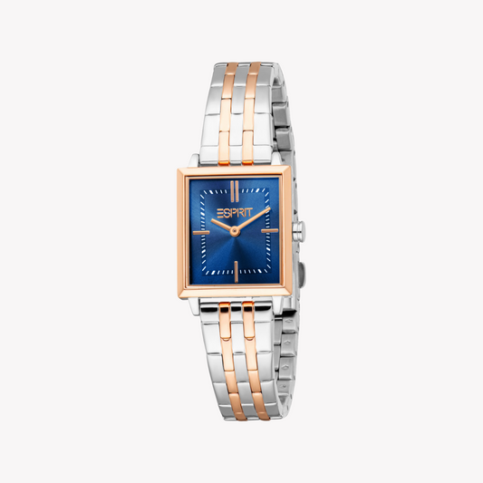 Esprit Women's Silver/Rose Gold Watch | Es1l499m0065
