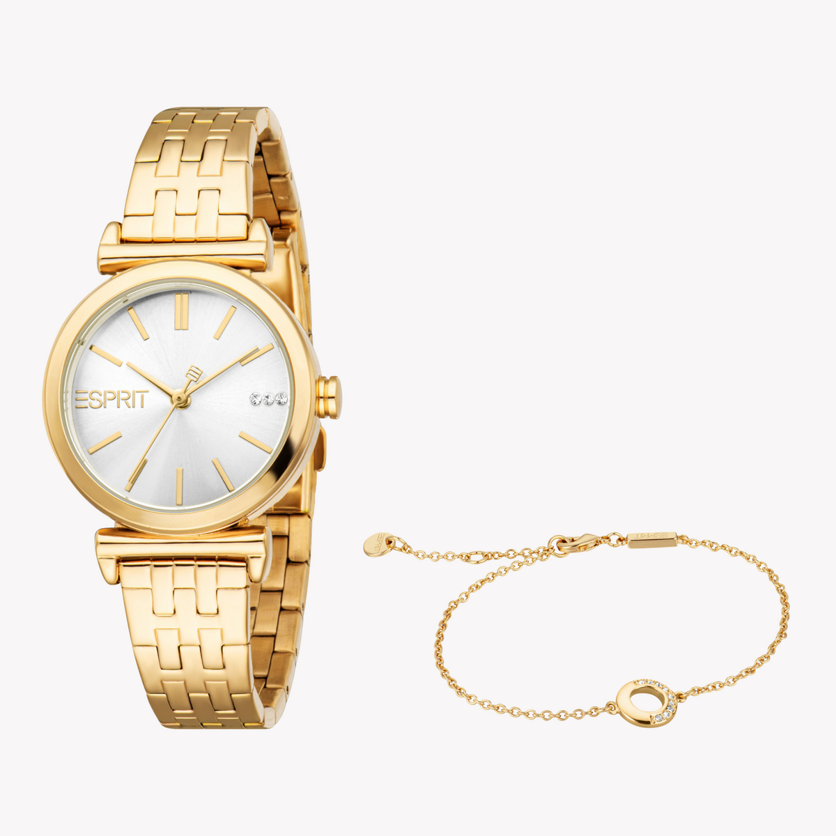 Esprit Women's Gold Stainless Steel Watch | Es1l505m0055
