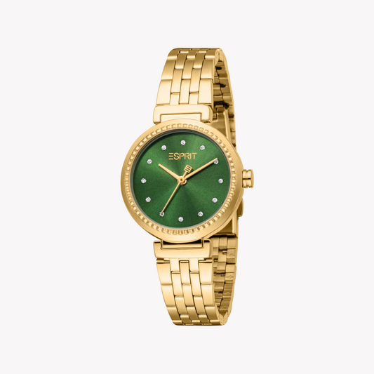 Esprit Women's Gold Stainless Steel Watch | Es1l506m0045