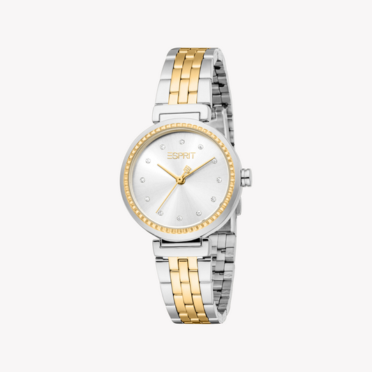 Esprit Women's Silver & Gold Watch | Es1l506m0075
