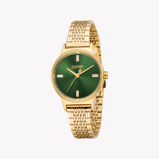 Esprit Women's Gold Stainless Steel Watch | Es1l519m0025