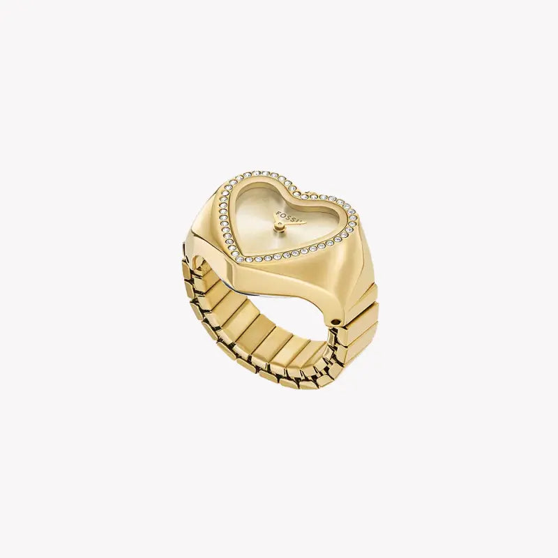 Fossil Women's Gold Stainless Steel Watch, Gold Dial | Es5407