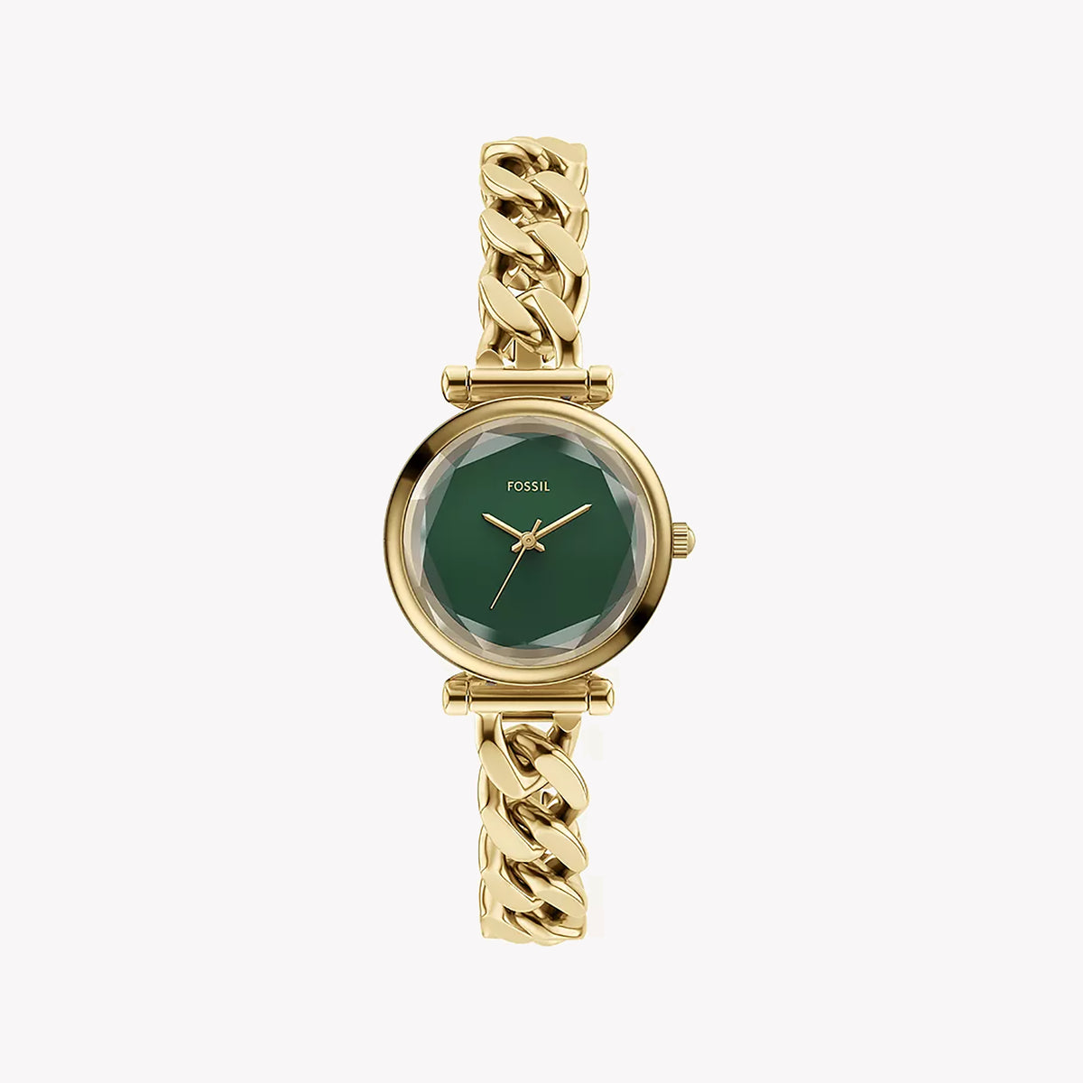 FOSSIL Women's Gold & Green Stainless Steel Watch ES5441