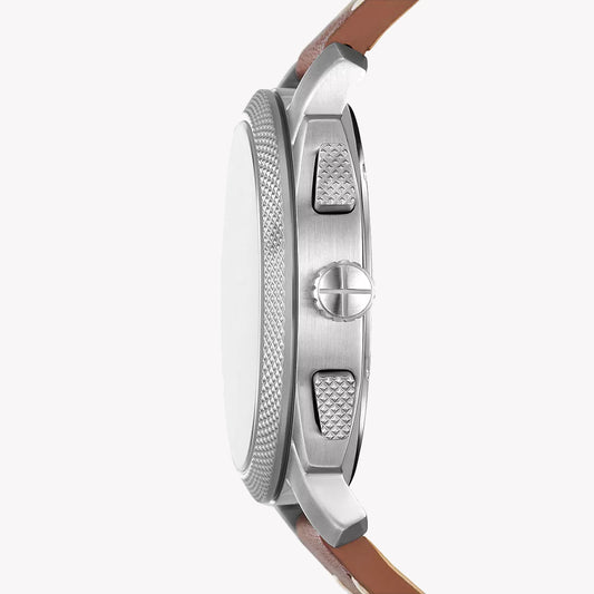 Fossil Men's Stainless Steel, Leather | Fs6059 Watch