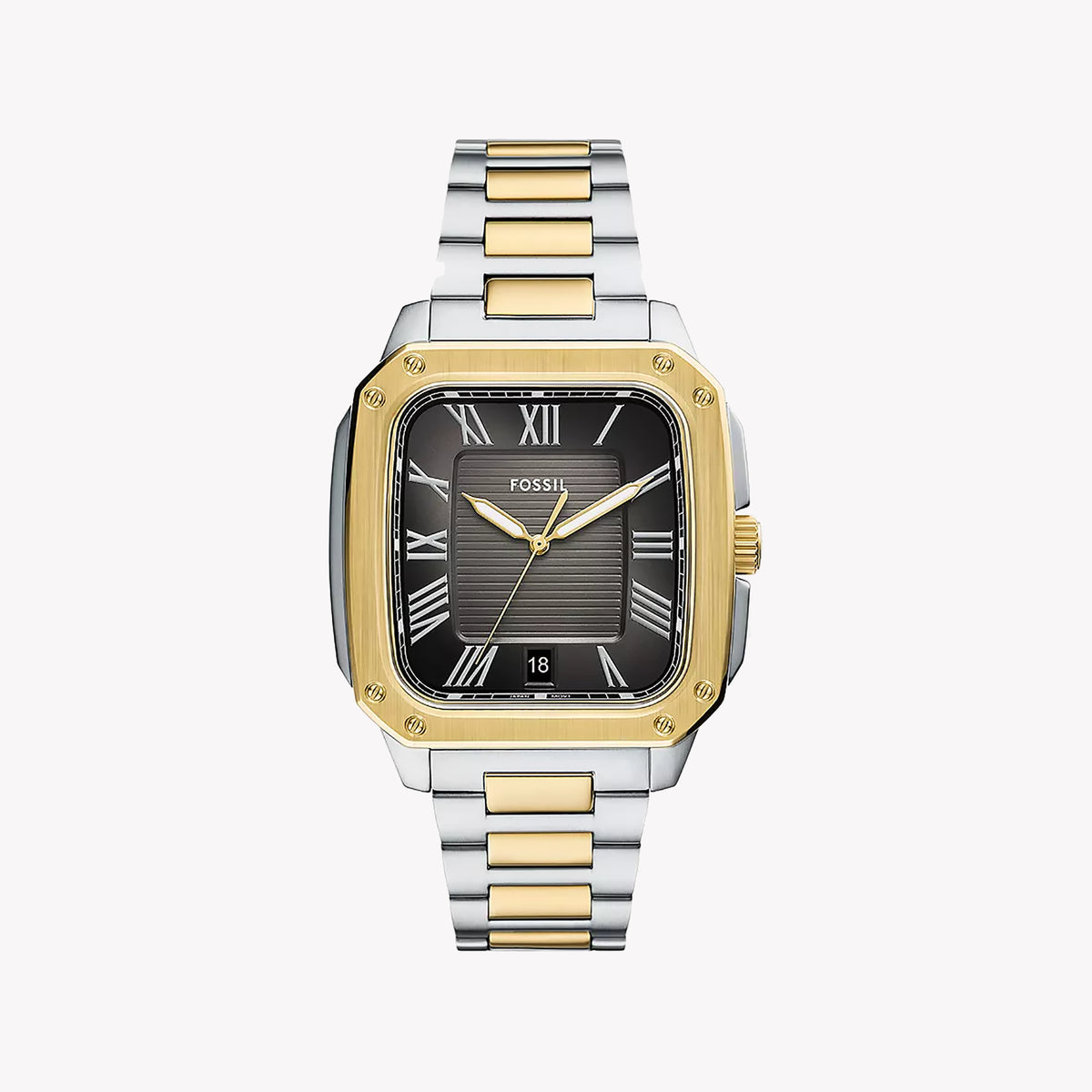 Fossil Men's Stainless Steel Silver/Gold | Fs6123