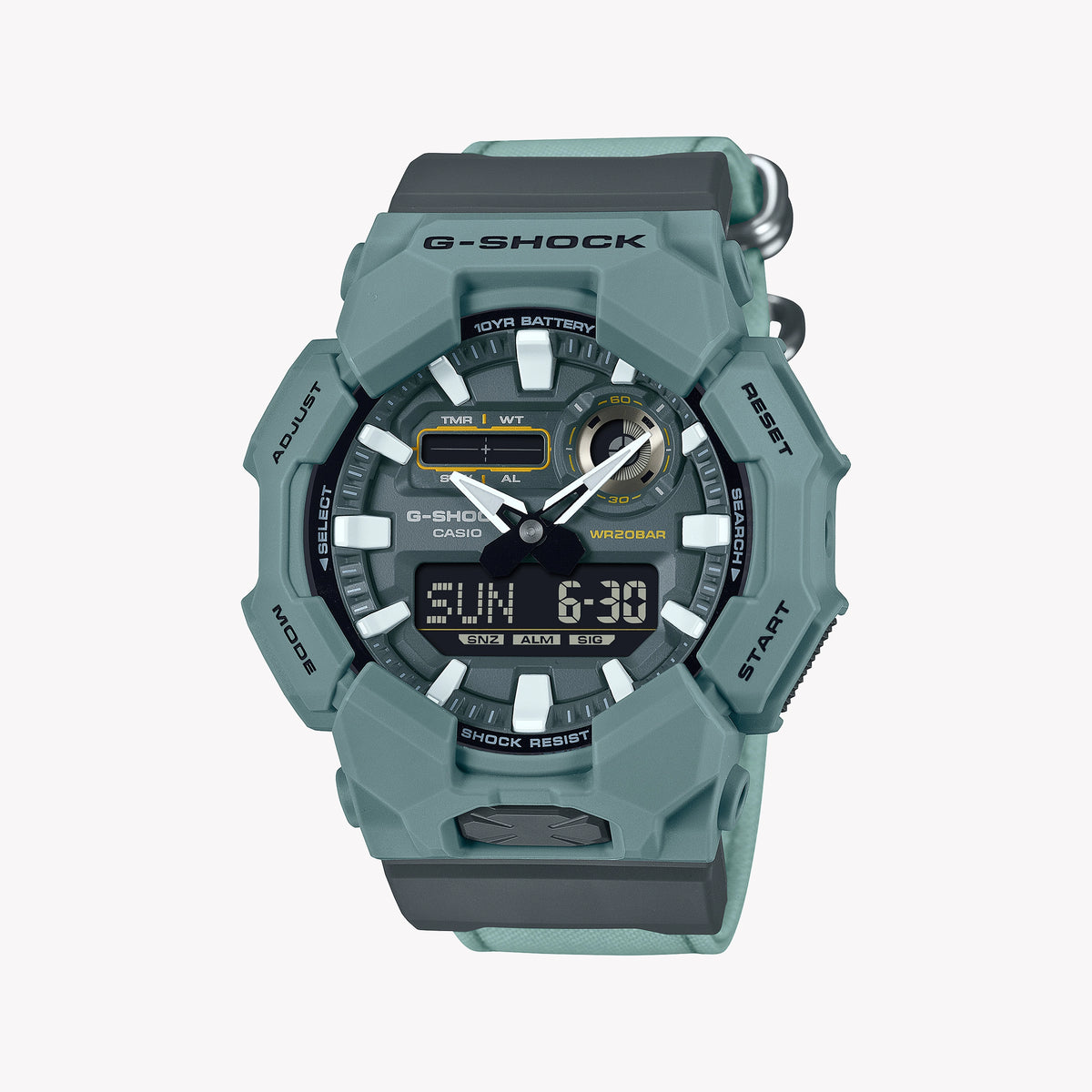 CASIO G-SHOCK Men's Green Carbon/Resin Watch | GA-010CE-2AER