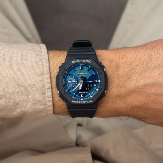 Casio G-Shock Men's Blue Resin Watch | Ga-2100as-2aer