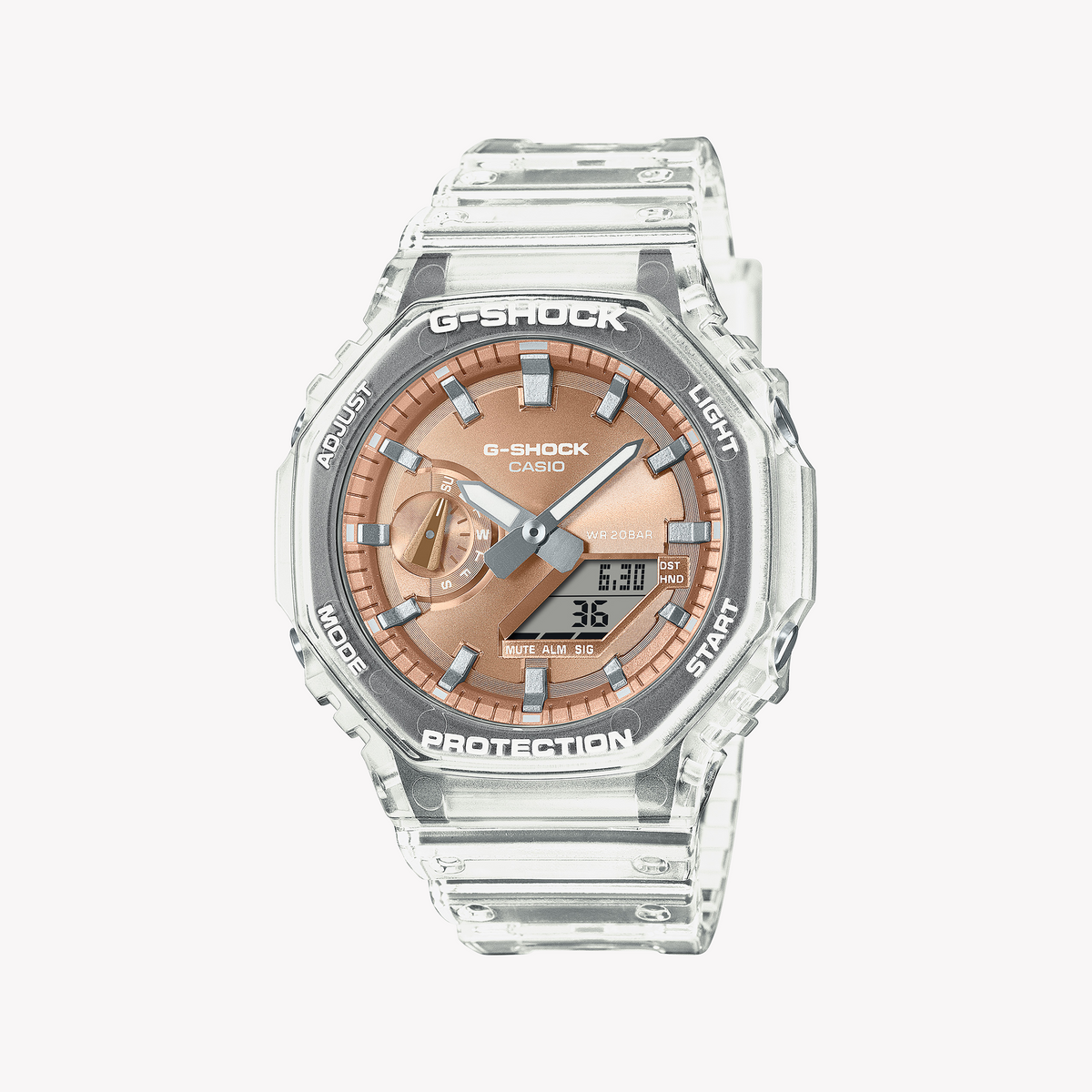 Casio Men's Transparent Resin Watch | Ga-2100bm-7a5er
