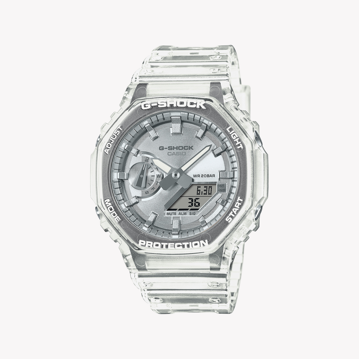 Casio Men's Transparent, Resin | Ga-2100bm-7a8er