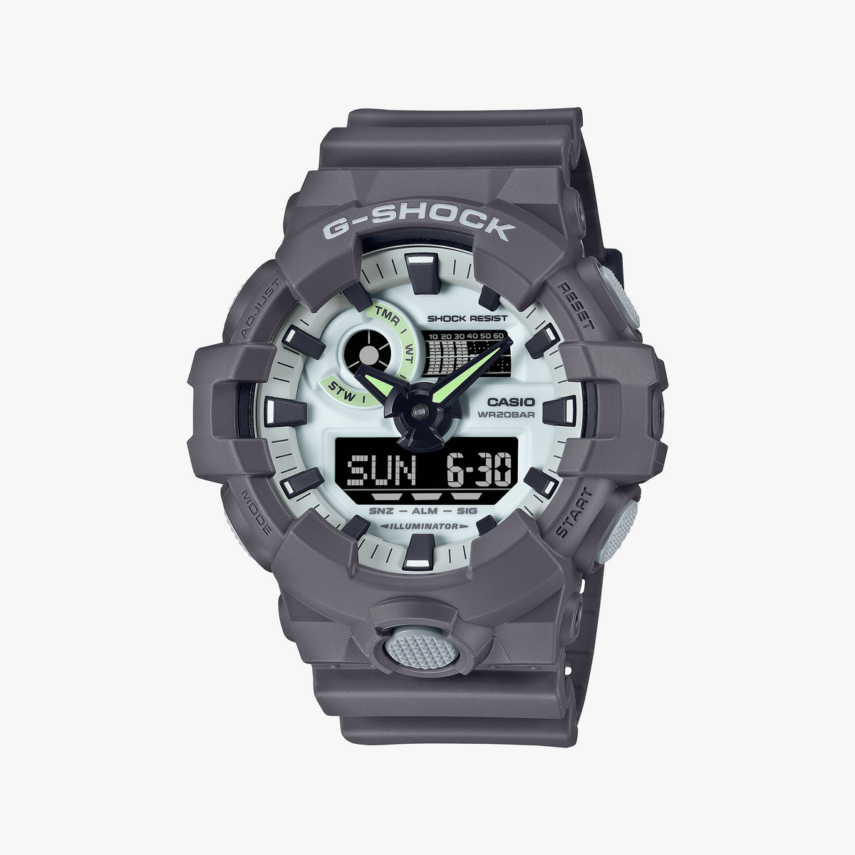Casio G-Shock Men's Grey Resin Watch | Ga-700hd-8adf