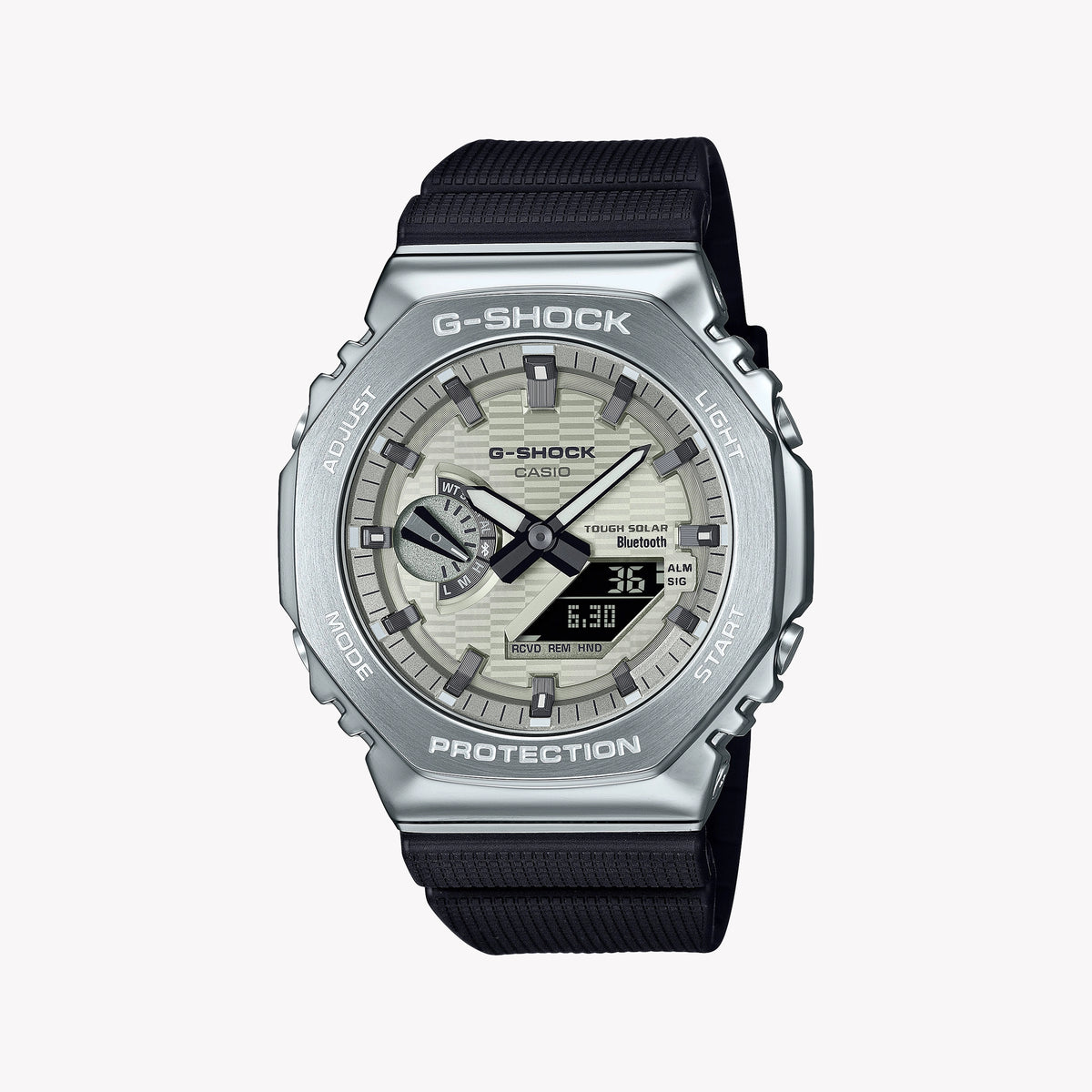 CASIO G-SHOCK Men's Silver/Black Resin Watch | GBM-2100A-8BER