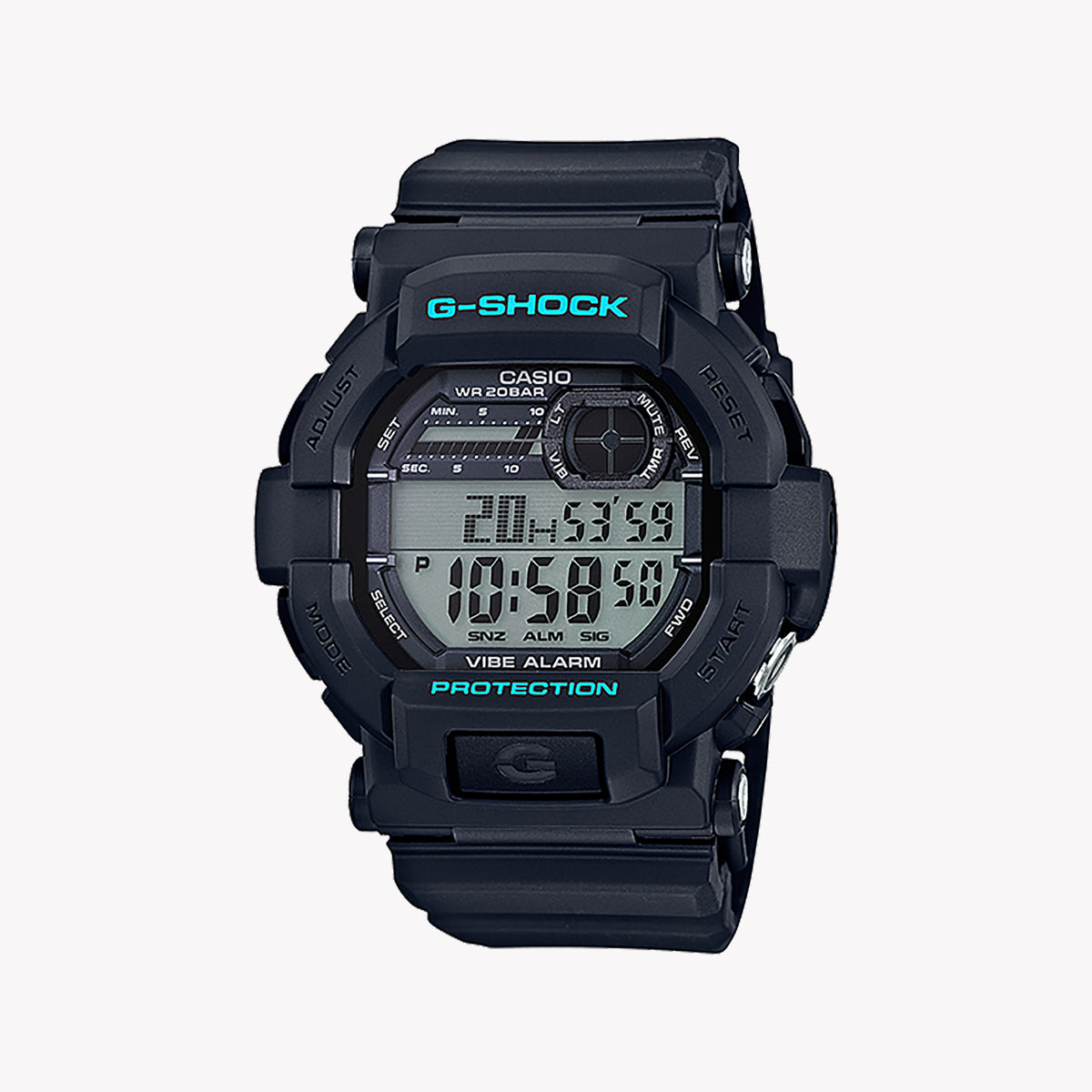 Casio Men's Black Resin Watch | Gd-350-1cdr