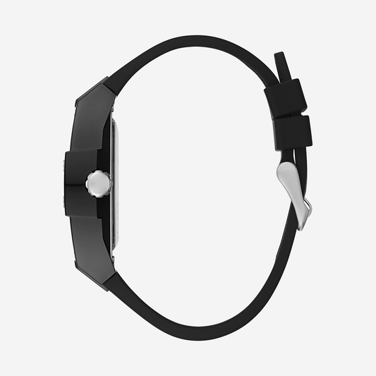 Guess Men's Black Silicone, Multicolor Dial | Gw0203g3