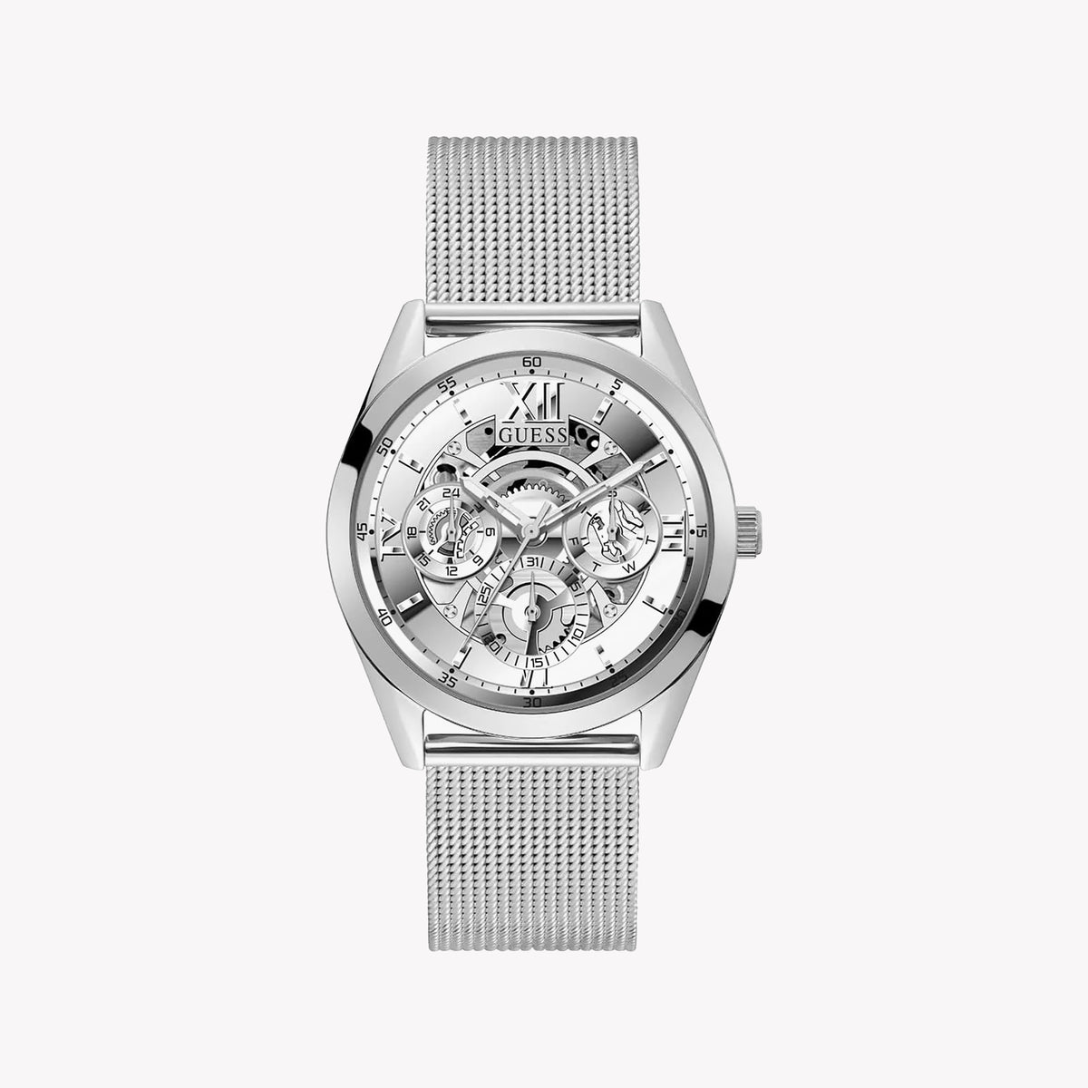 GUESS WATCHES GW0368G1 - ELEGANT SILVER TIMEPIECE FOR ALL OCCASIONS-i-Watch