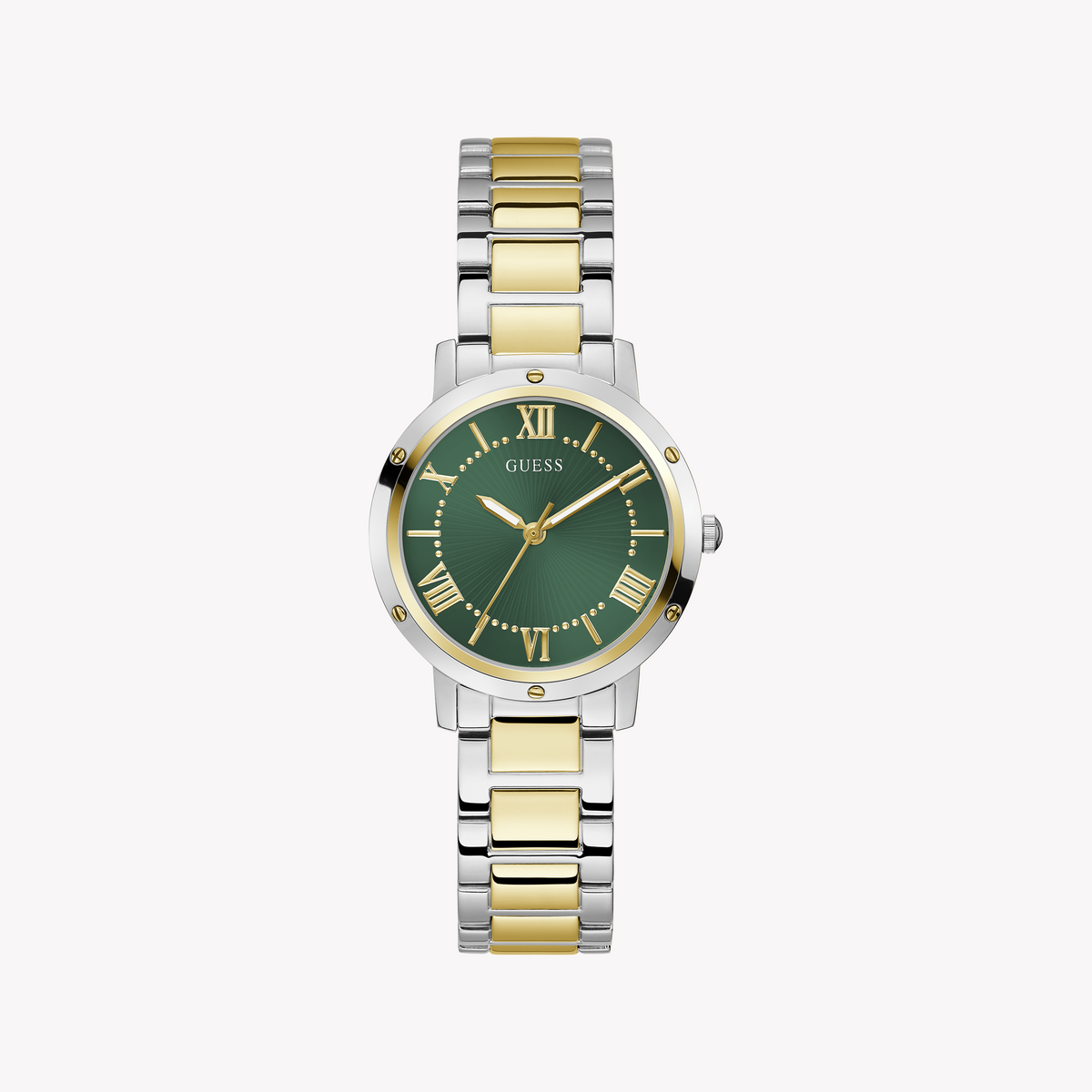 Guess Women's Silver/Gold, Green | Gw0404l5 Watch