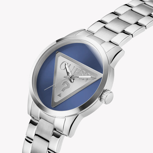 GUESS Men's Stainless Steel Blue & Silver Watch | GW0782G3