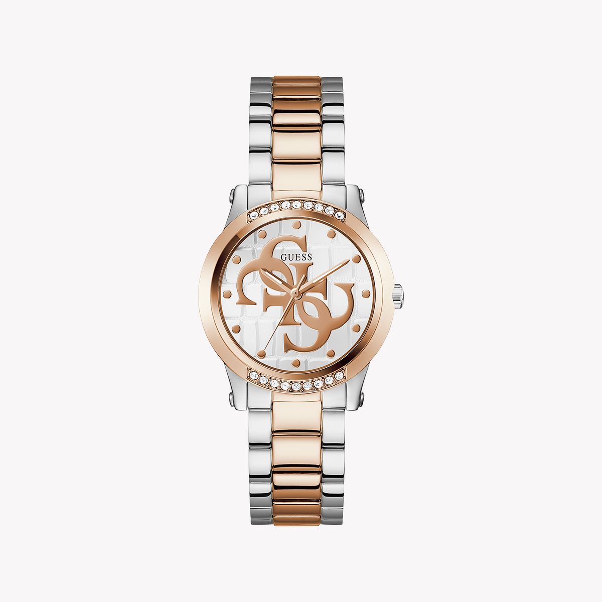 Guess Women's Stainless Steel, Silver/Rose Gold | Gw0861l5