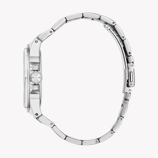 Guess Women's Silver Stainless Steel Watch | Gw0878l1